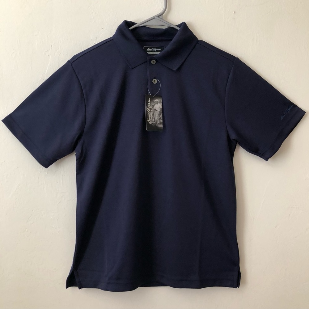Boys BEN HOGAN Golf Performance Polo Shirt Navy Blue Size 18-20 New